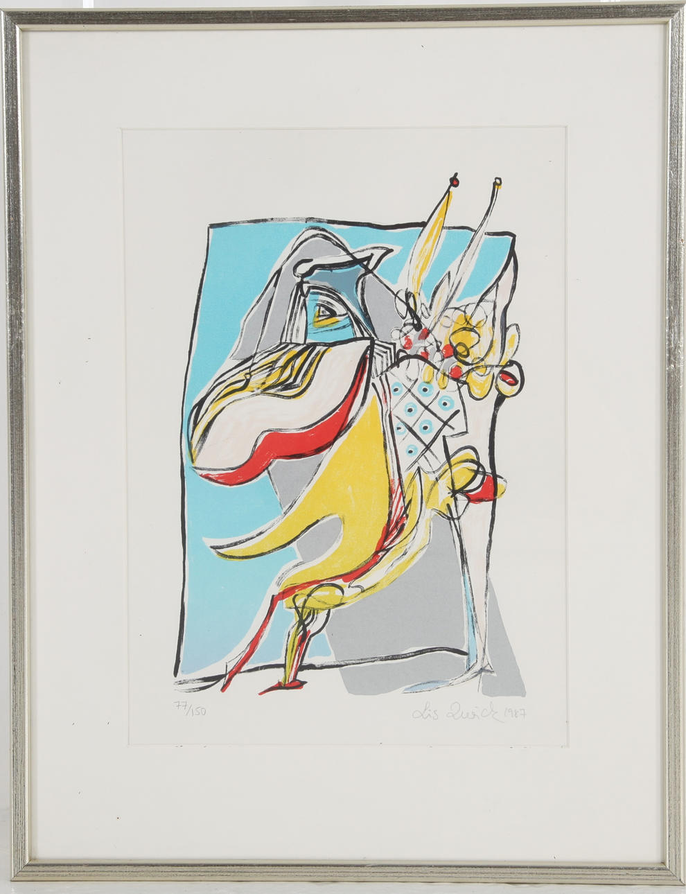 LIS ZWICK. 1942-2020. Print, signed 1987.