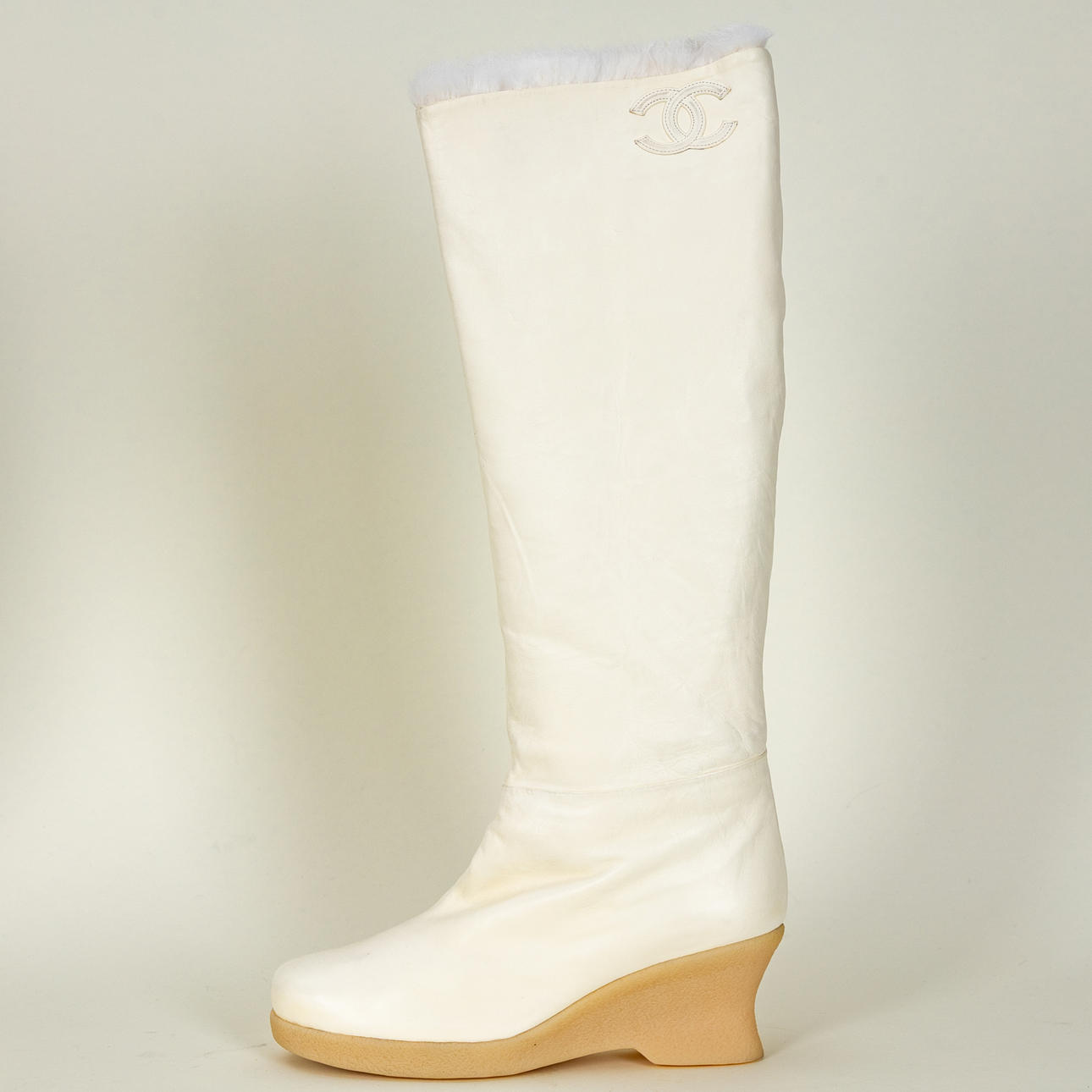 Chanel boots.