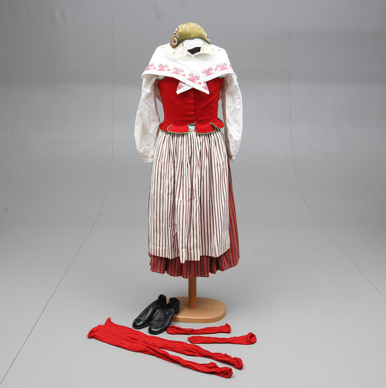 FOLKDRÄKT, Skedevidräkt, 1900-tal.