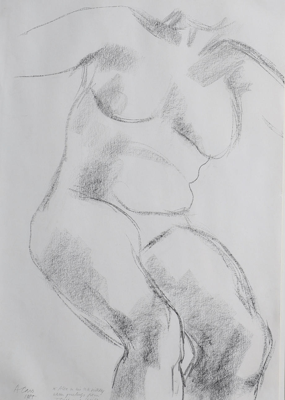 ANTHONY CARO (1924-2013). FEMALE NUDE STUDY.