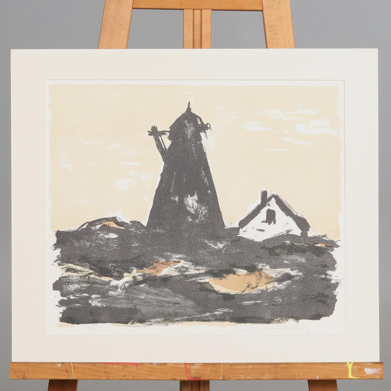 GUSTAV RUDBERG. COLOUR LITHOGRAPH, signed and numbered 143/310.