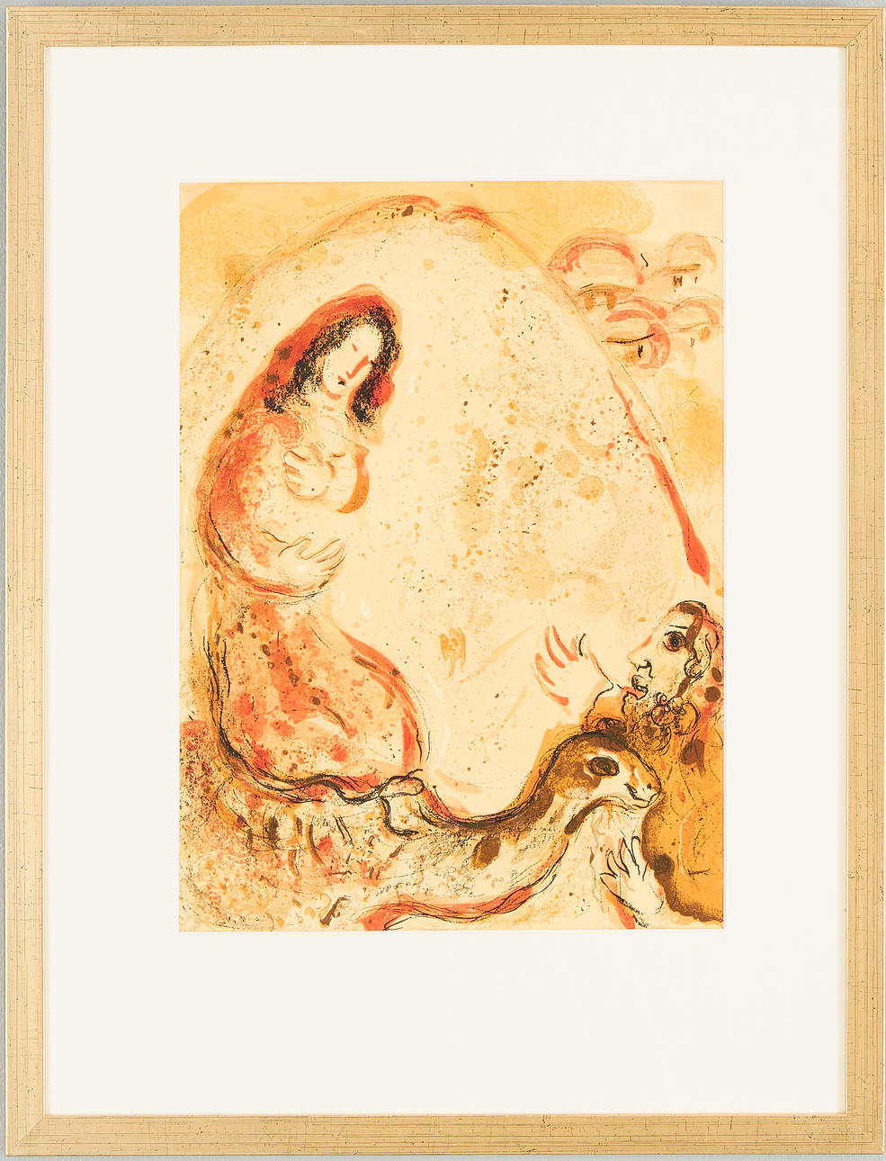 MARC CHAGALL. From the book "La bible".