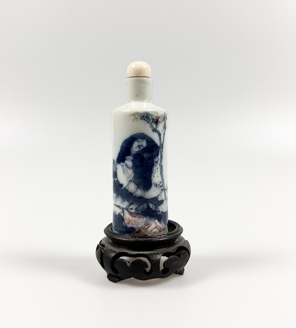 SNUSFLASKA, porslin, Kina, 1800-tal.