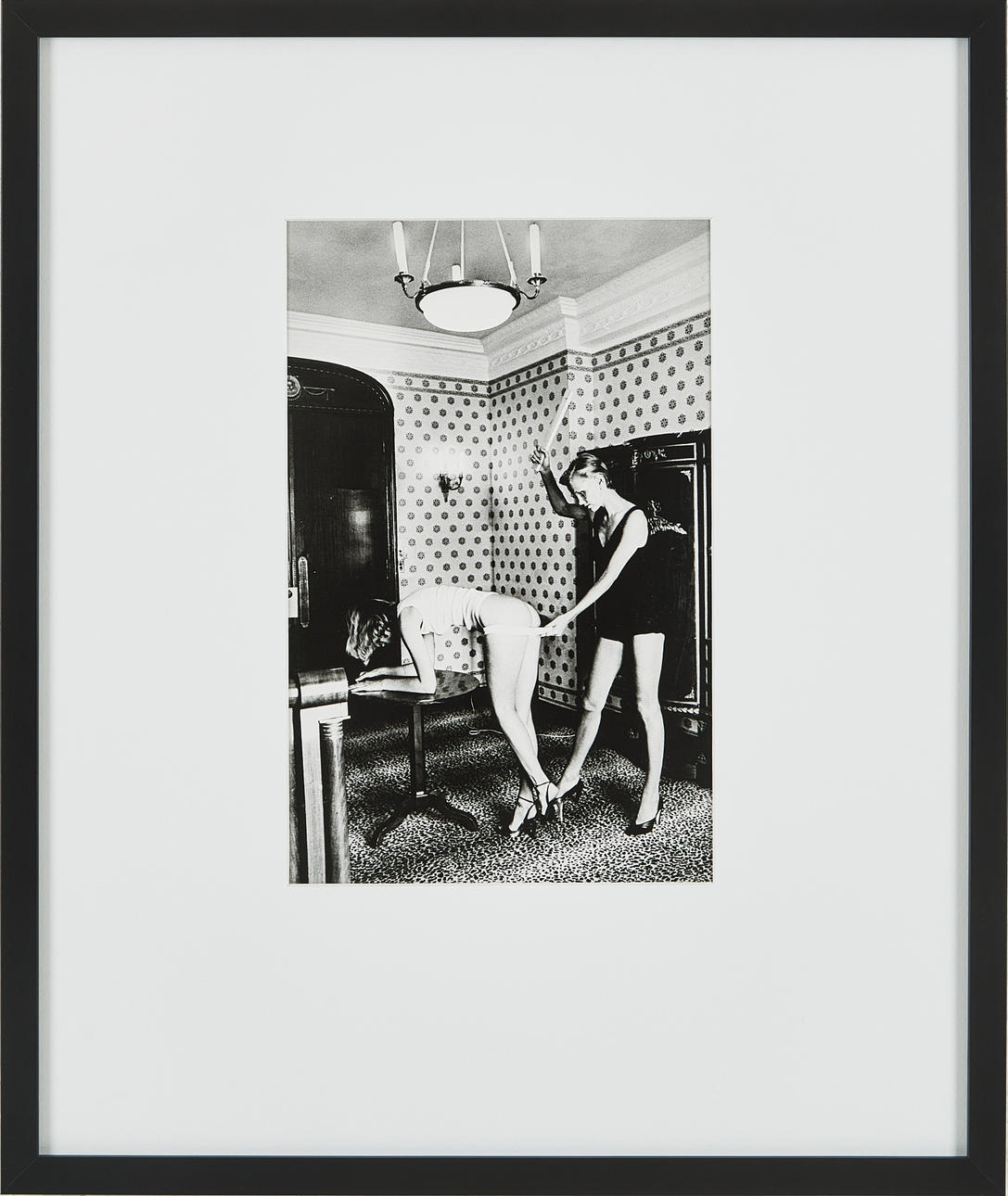 HELMUT NEWTON. After, "Interior, Nice, 1976", from the suite "Special Collection" offset lithographic photograph.