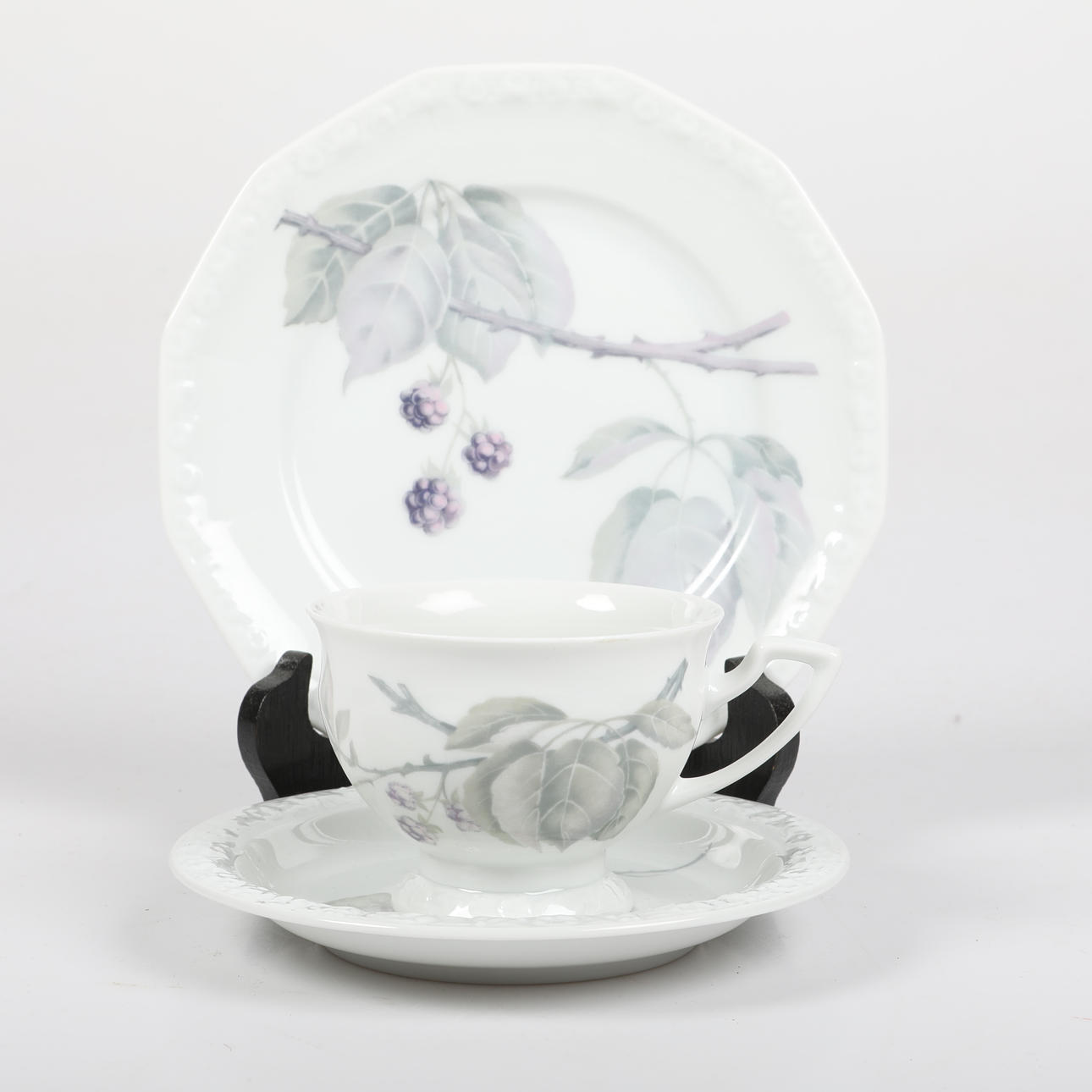 KAFFESERVIS, 35 delar, "Classic Rose", porslin, Rosenthal, Tyskland.