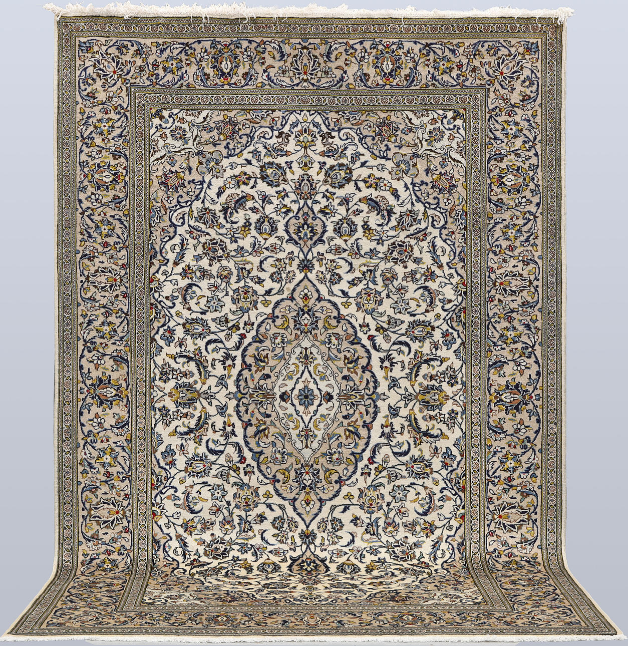 CARPET. Light Keshan fine, 300 x 198 cm.