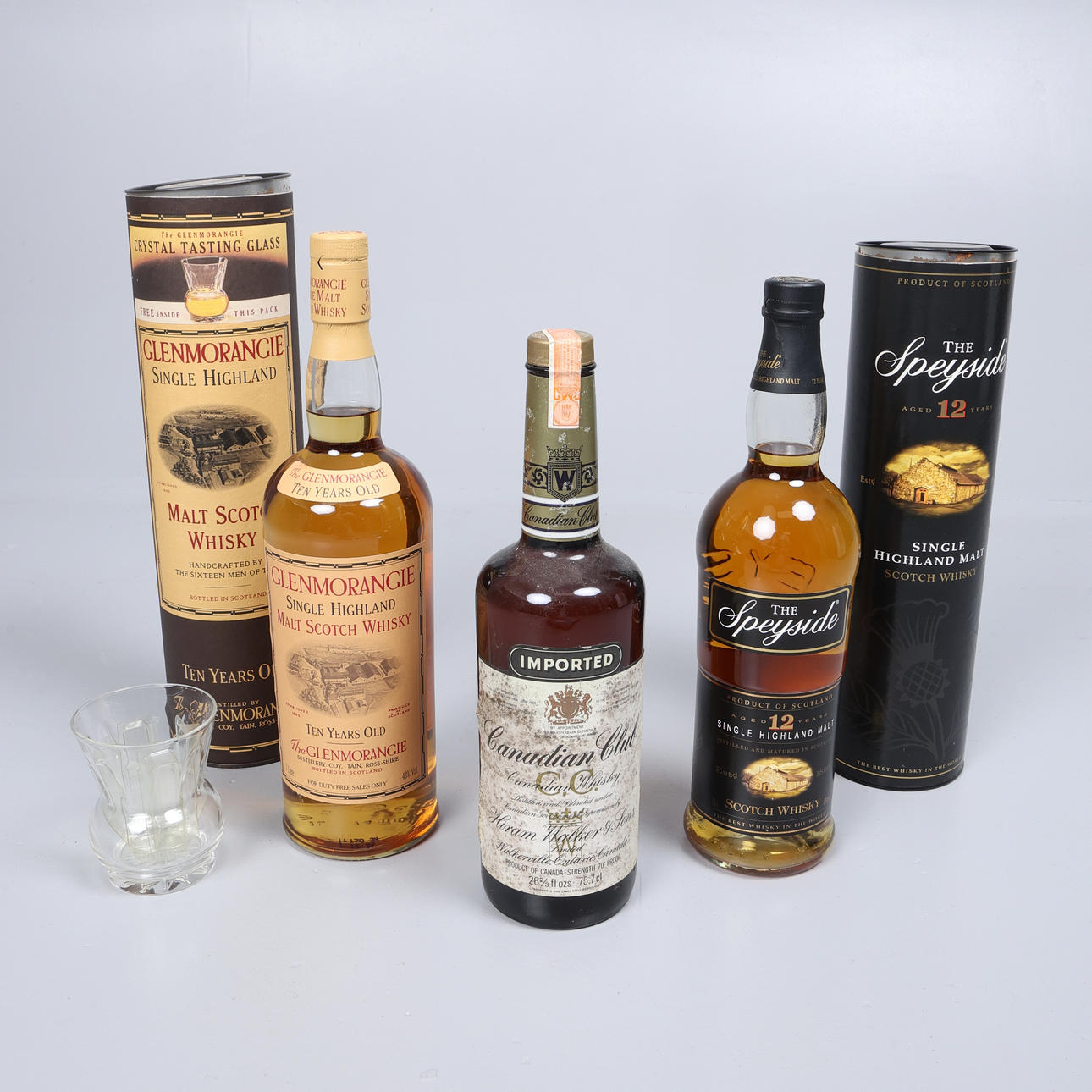 3 BOTTLES OF WHISKY.