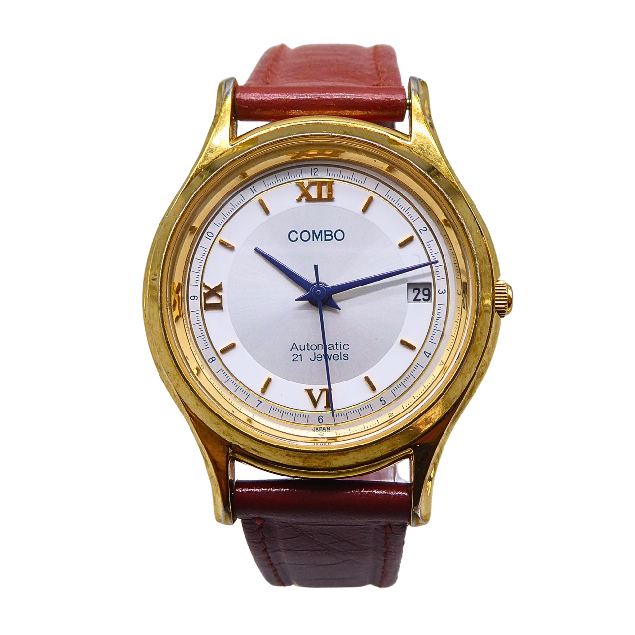 COMBO 21 JEWELS AUTOMATIC GENTS WRISTWATCH.