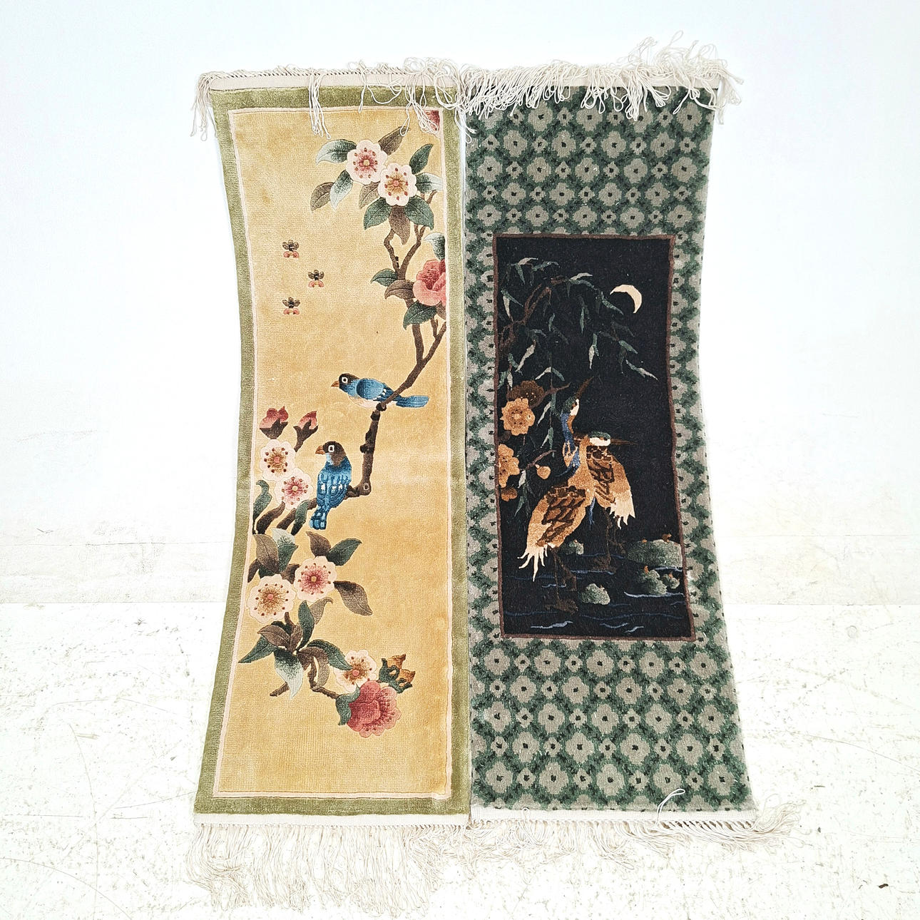 PILLAR RUGS, 2 pcs, oriental, approx. 96x31 cm.