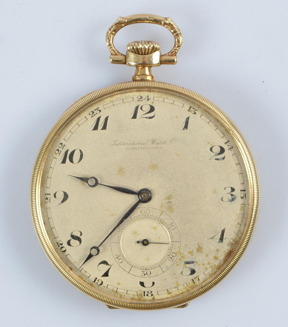 FICKUR, IWC, 14K. Art Deco. 1920.