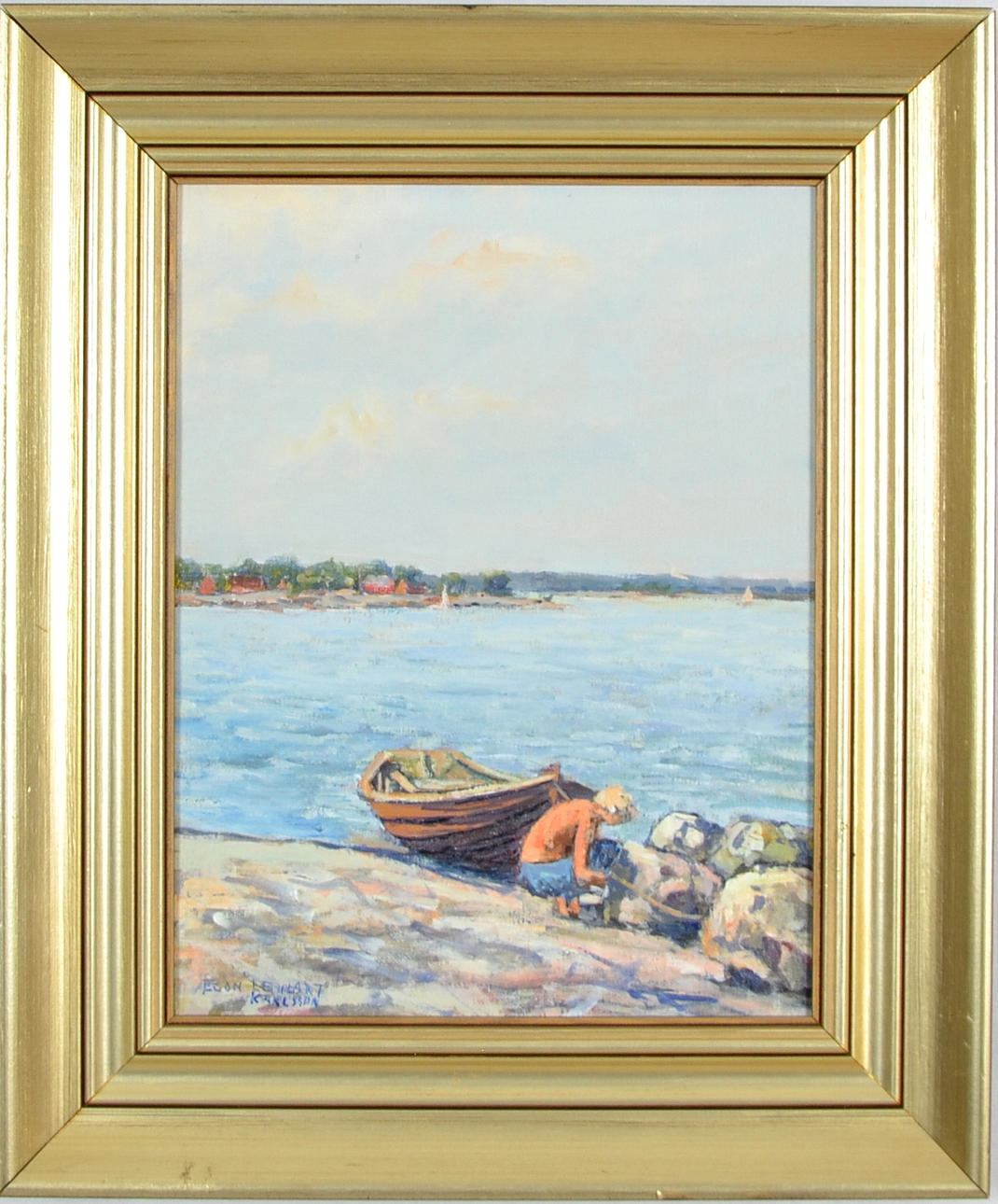 EGON LENNART KARLSSON. Olja på duk.