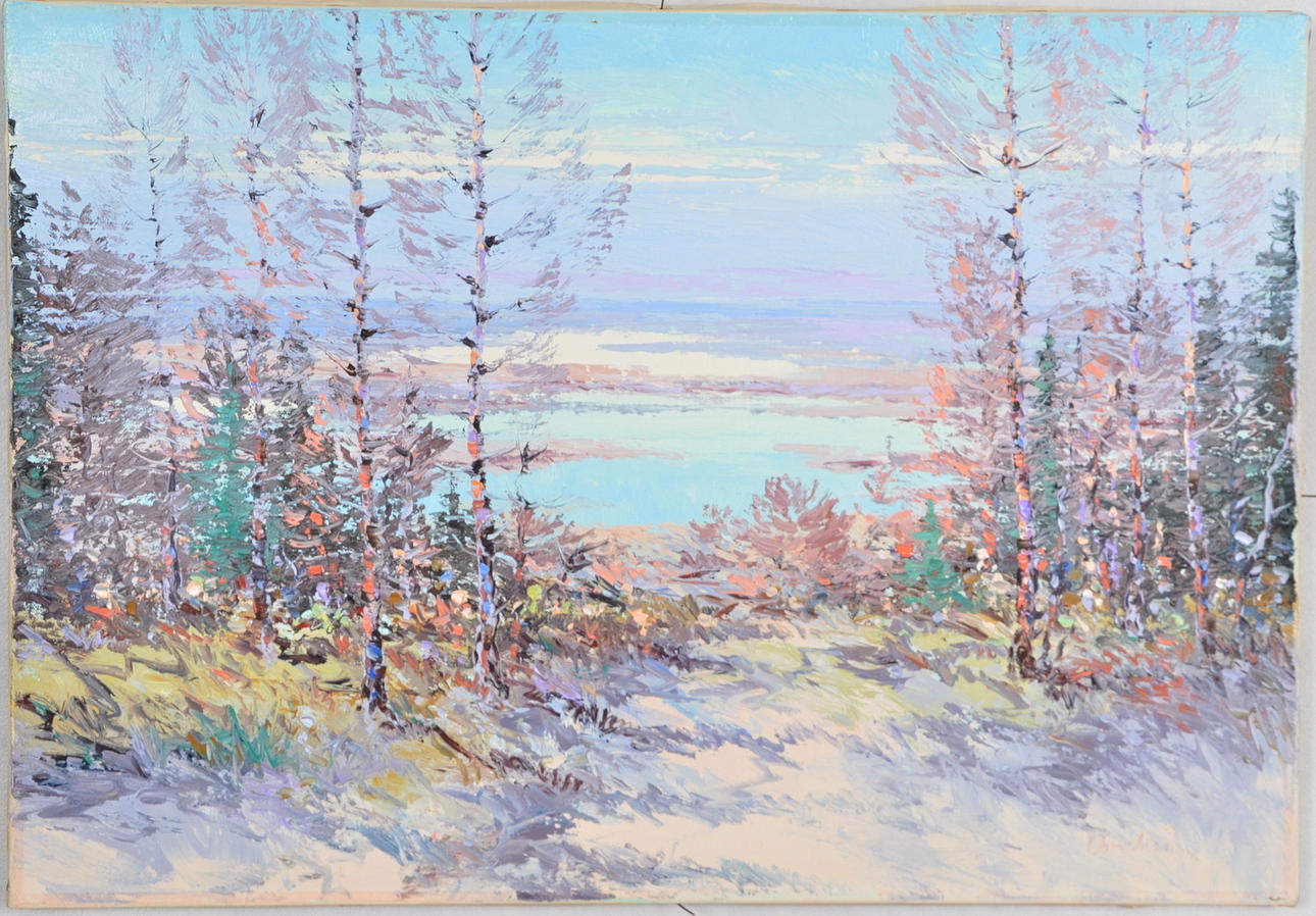 BENGT ANDRÉN. Olja på duk.