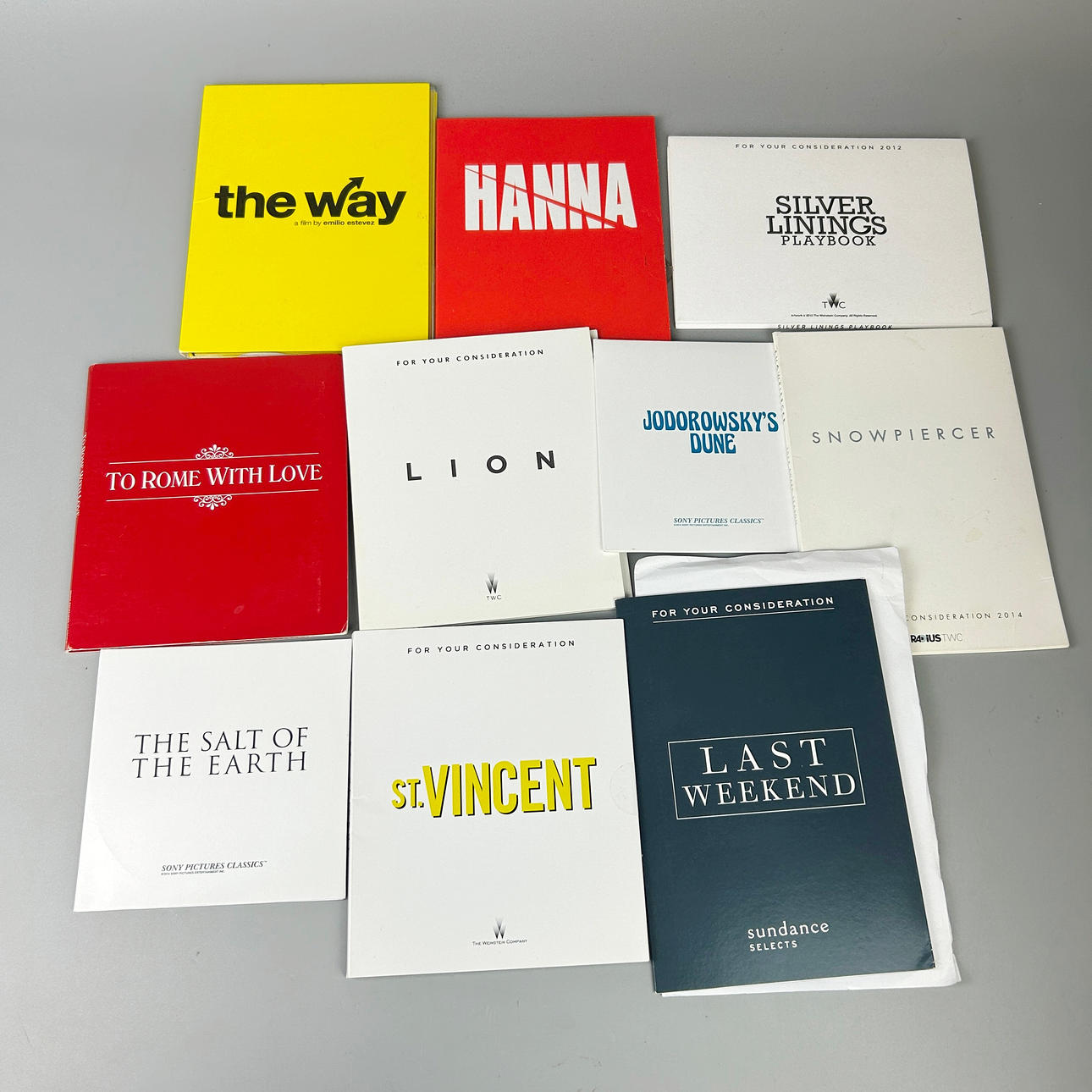 TEN MOVIE SCREENERS.
