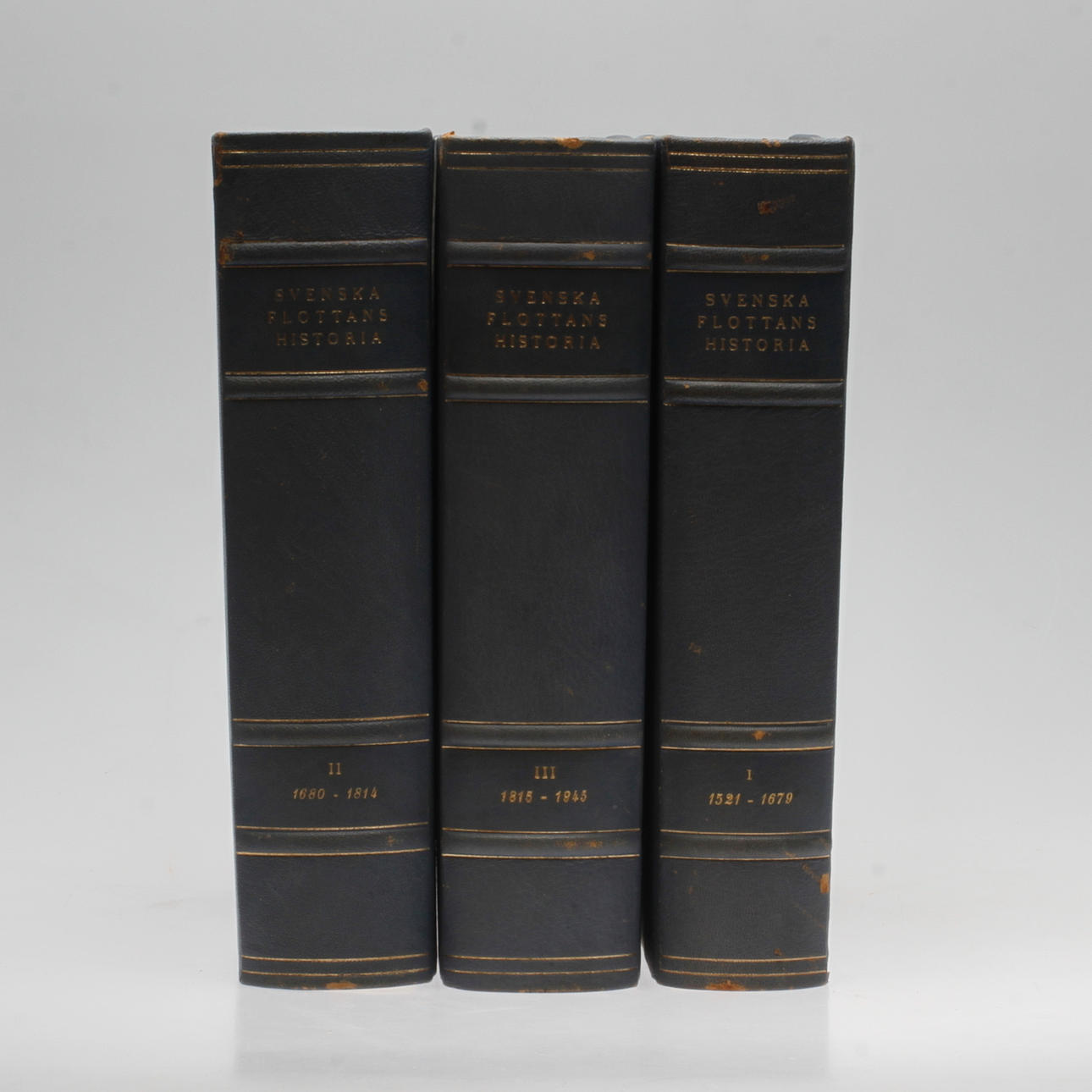 BOKVERK, 3 volymer, "Svenska flottans historia".