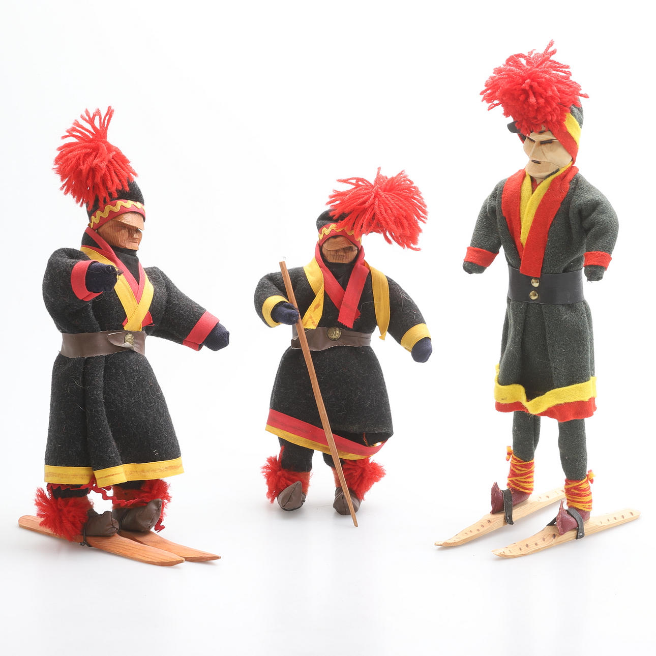 DOLLS/SCULPTURES, 3 pieces, Sami.