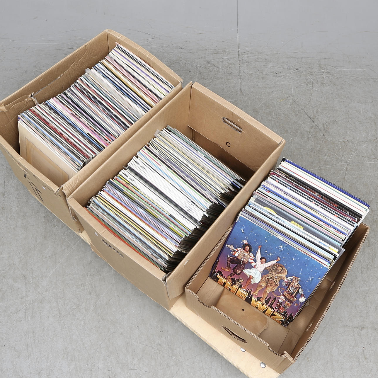 LP-SKIVOR, bland annat jazz.