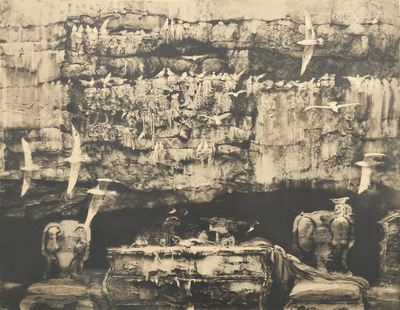 ROJ FRIBERG. lithograph, signed, numbered 88/120, dated 76.