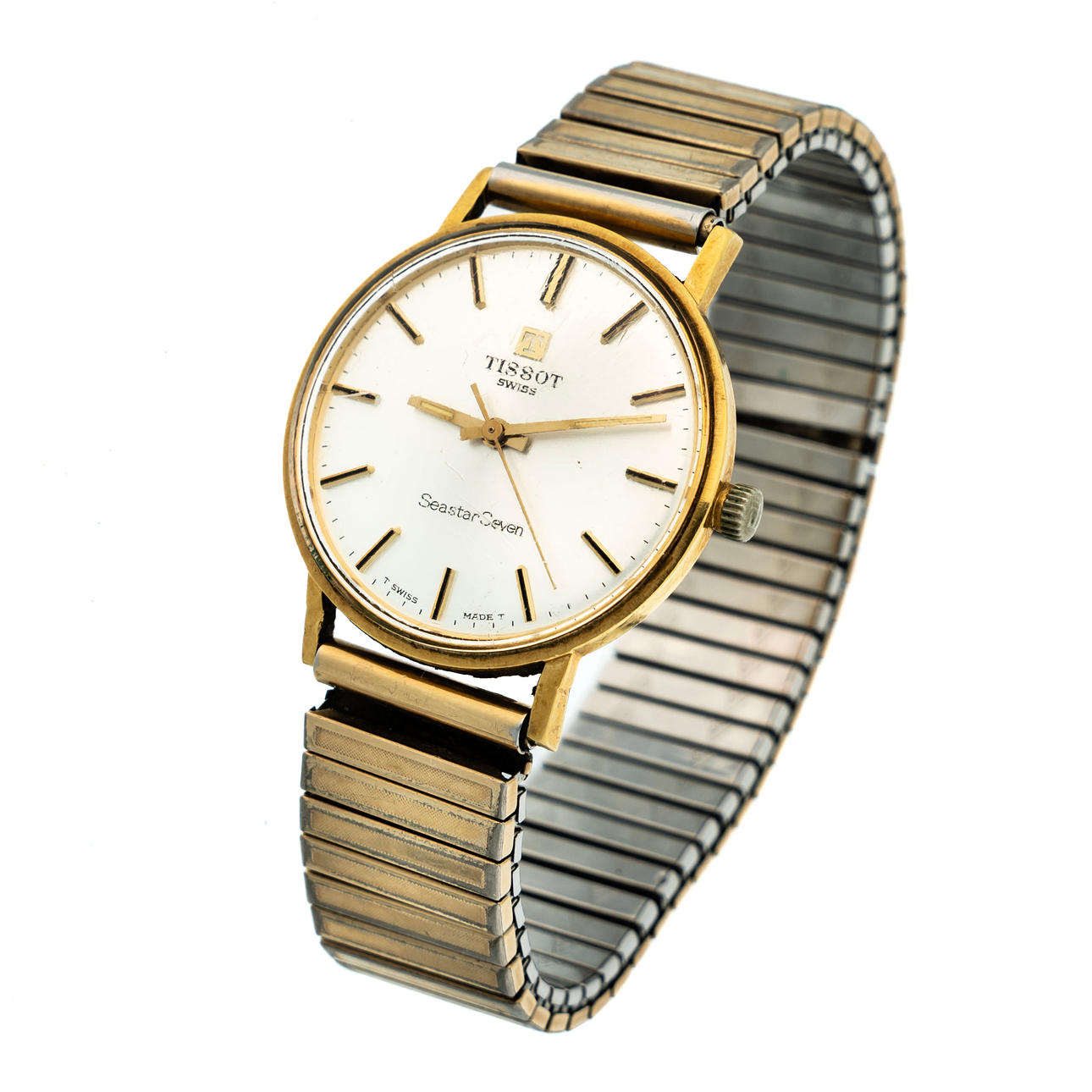 TISSOT. Wristwatch 18K Gold.