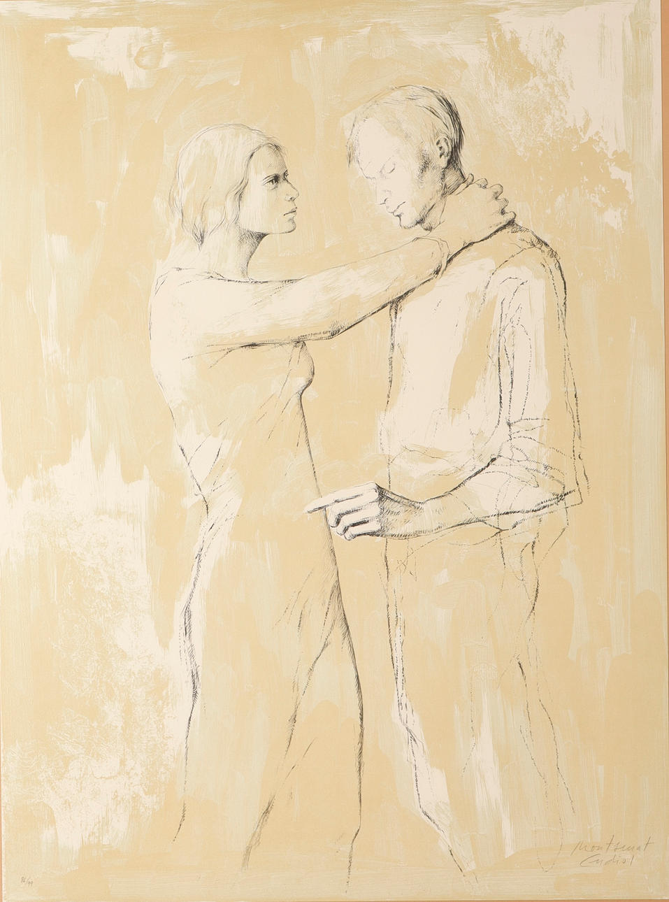 MONTSERRAT GUDIOL. Pair.