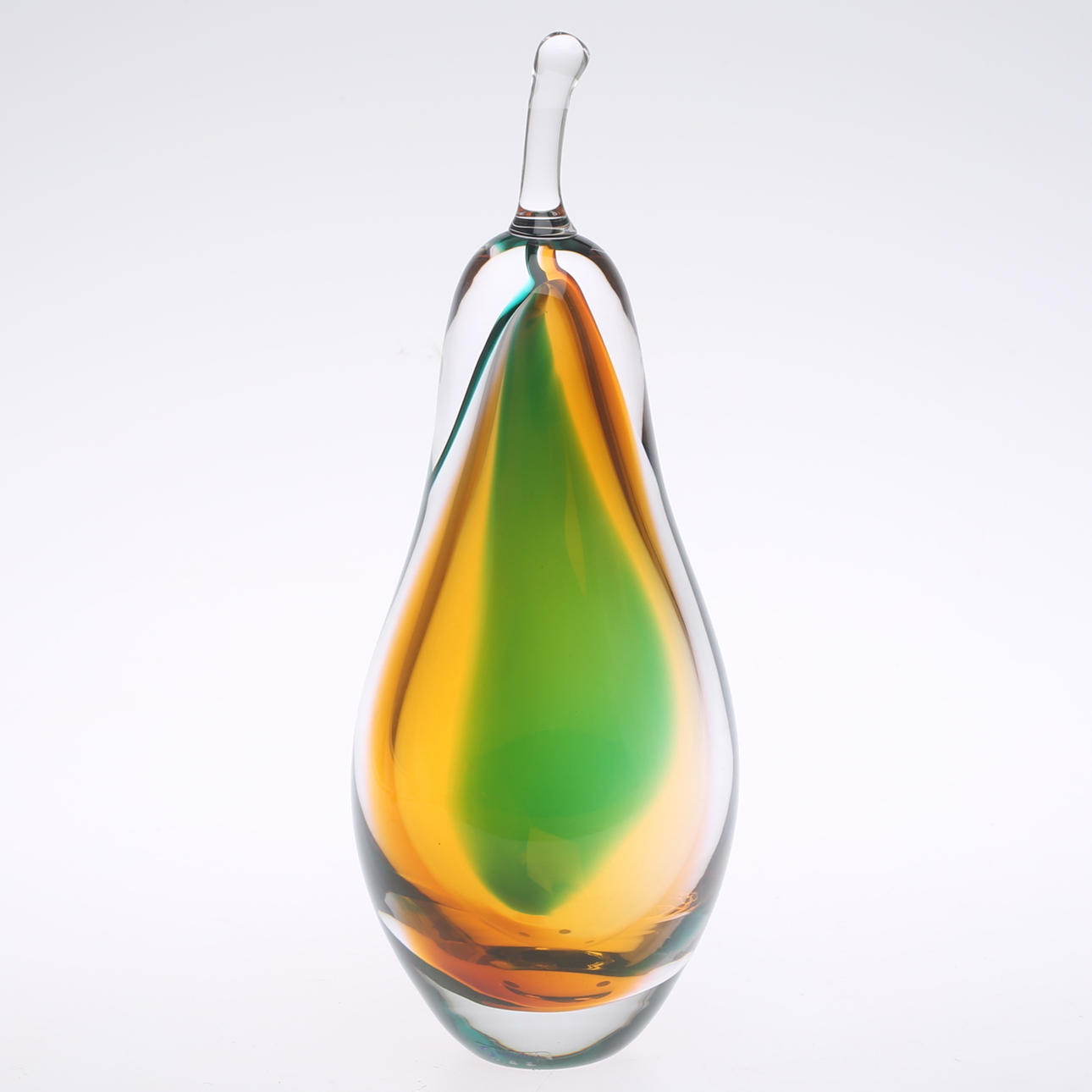 PÄRON, glas, Lars Sestervik, Bergdala Studioglas, signerad samt daterad 2010.