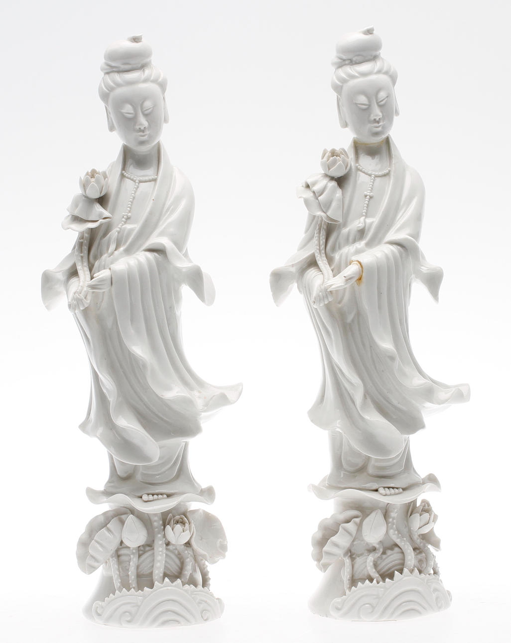 FIGURINER, 2 st, porslin, Kina.