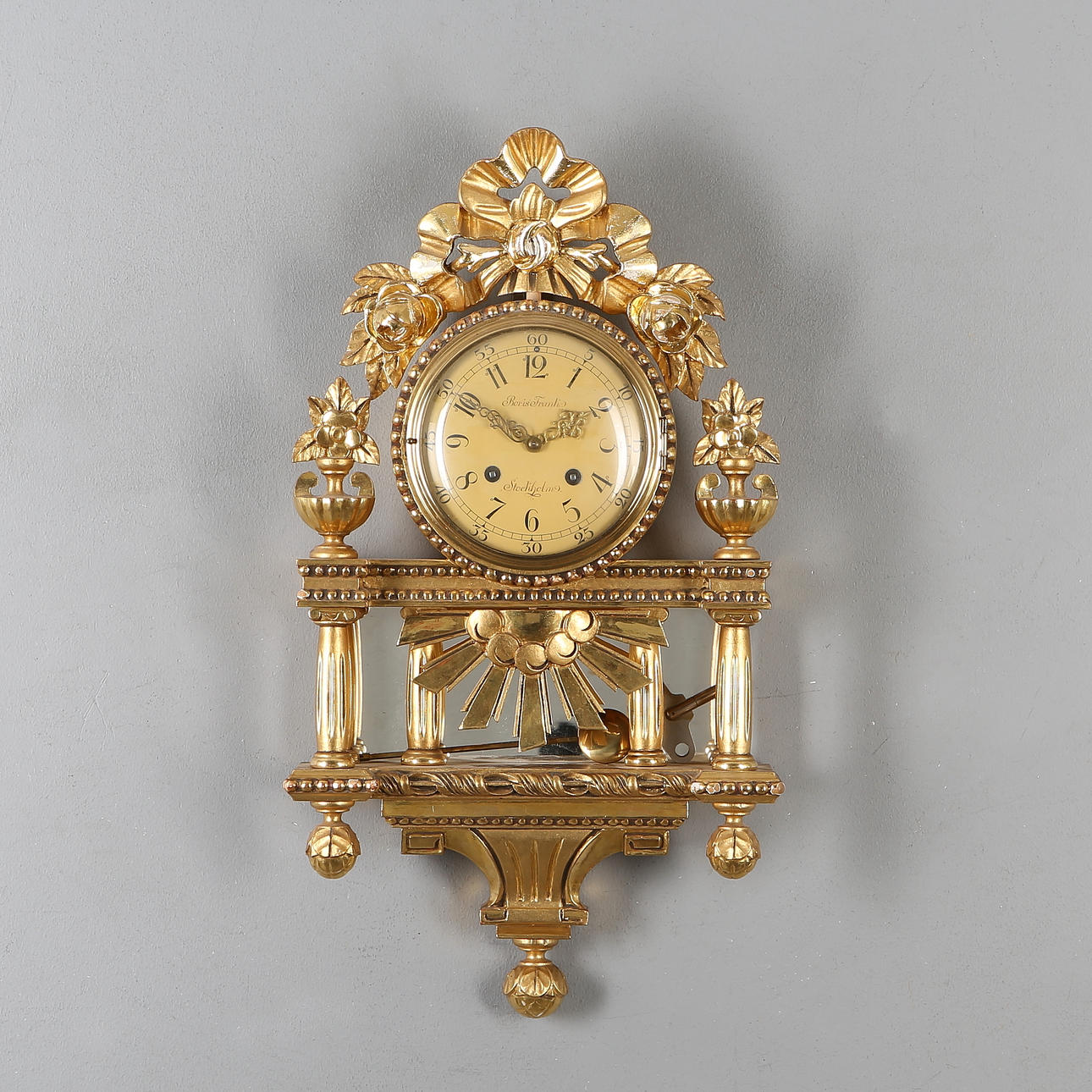 VÄGGPENDYL, Boris Frank, Stockholm, 1900-tal.