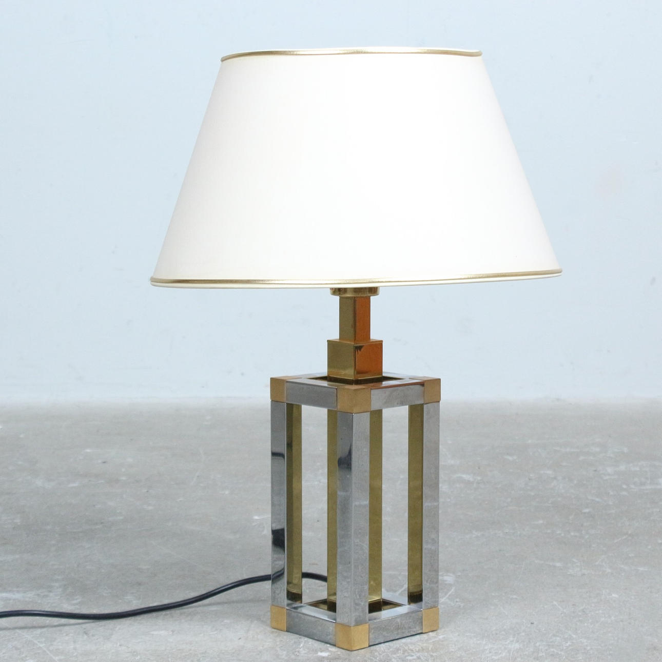 STEPHANE DEVIDTS. for WKR, Hollywood Regency table lamp from the 1980s, Germany.