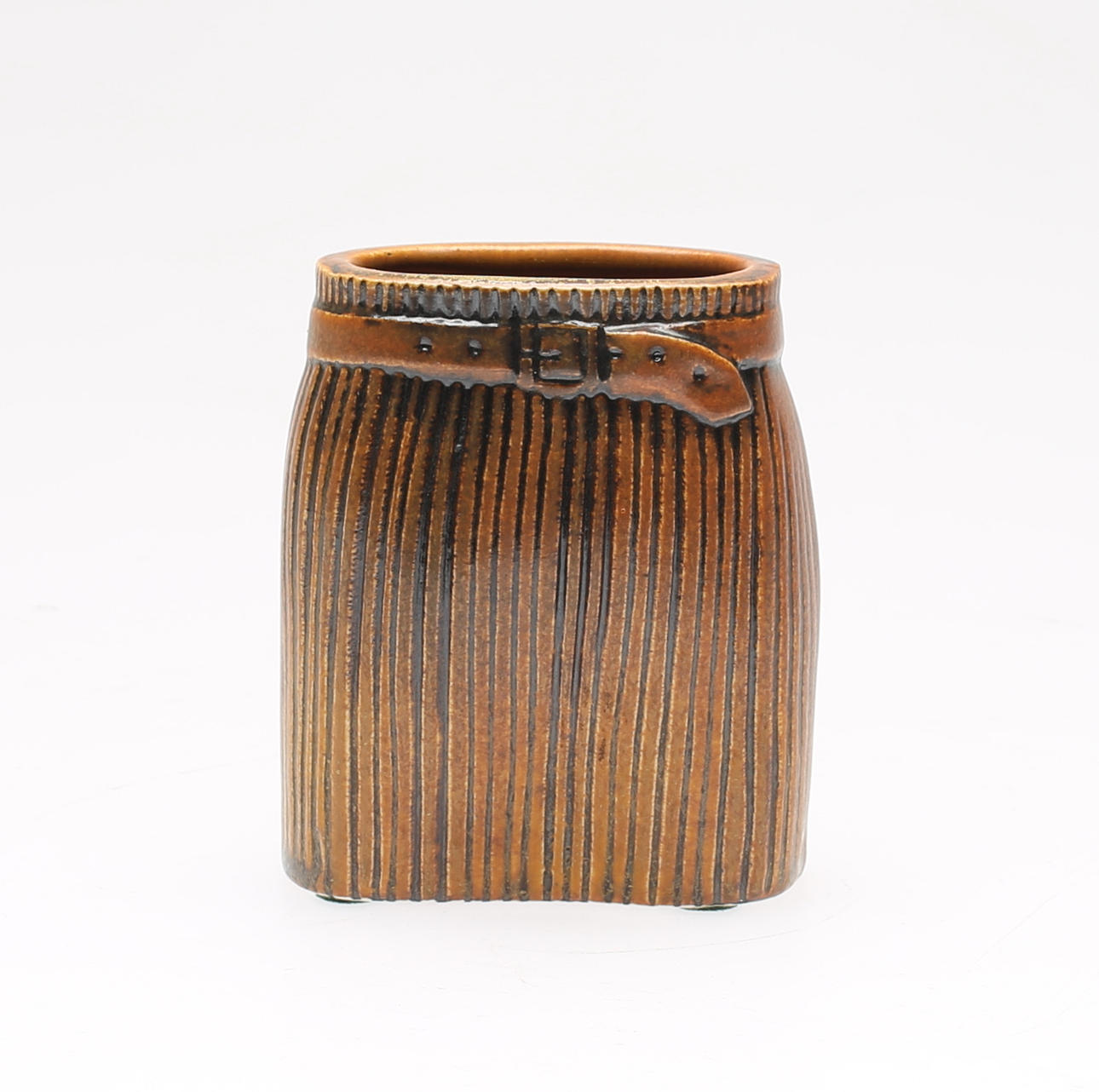 VAS, stengods, "kjol", Lisa Larson, Gustavsberg.