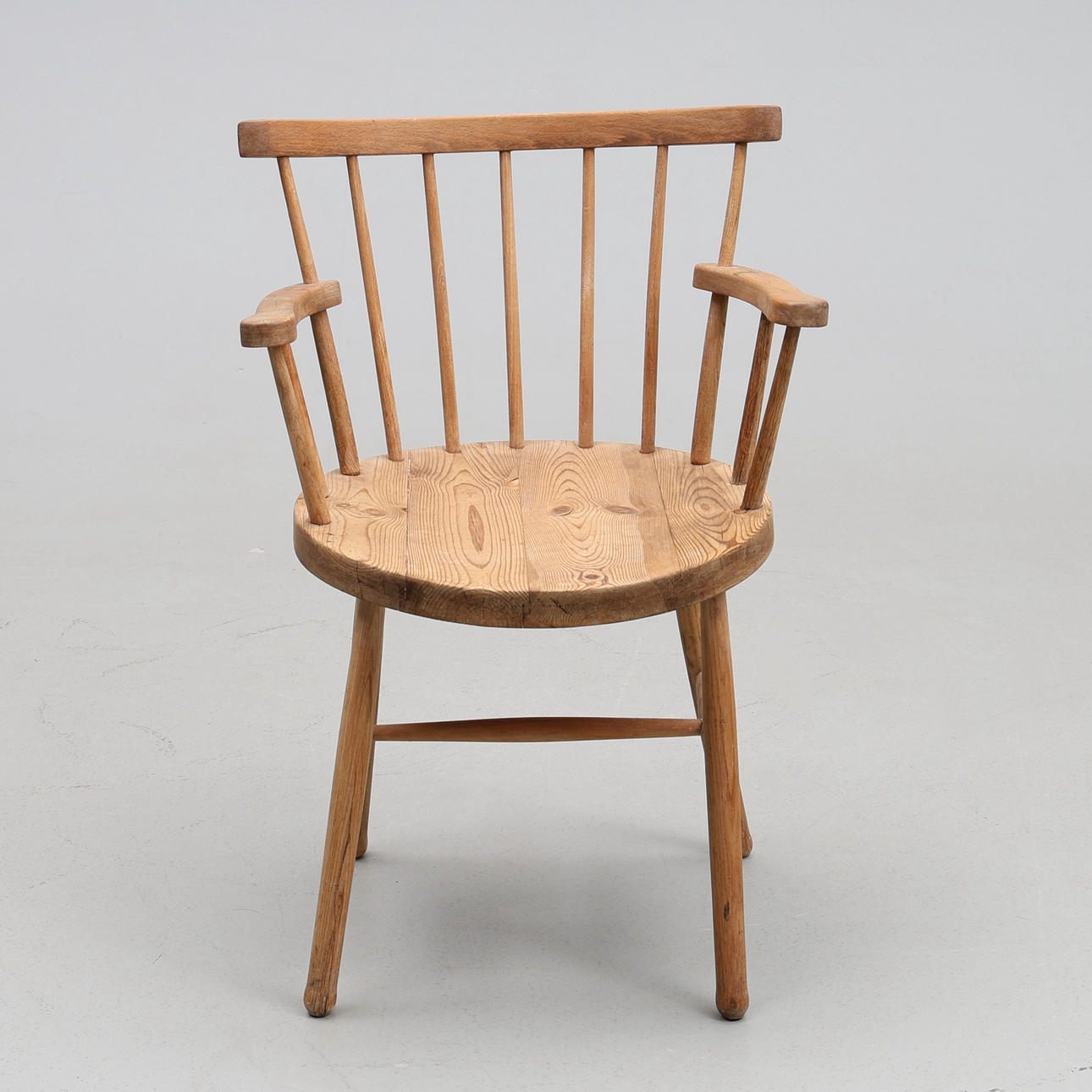 SPINDLE BACK CHAIR, 19th century.