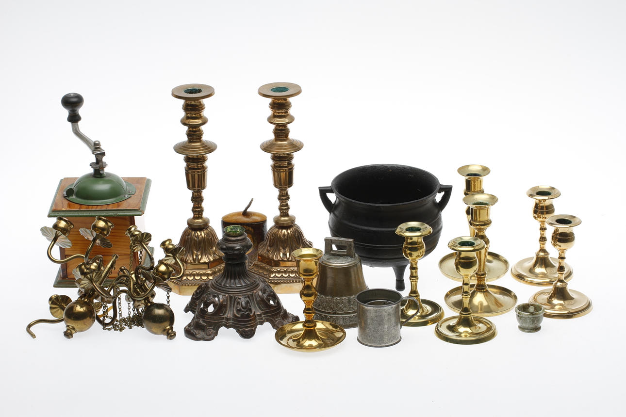 METALLFÖREMÅL mm, 1800-1900-tal.