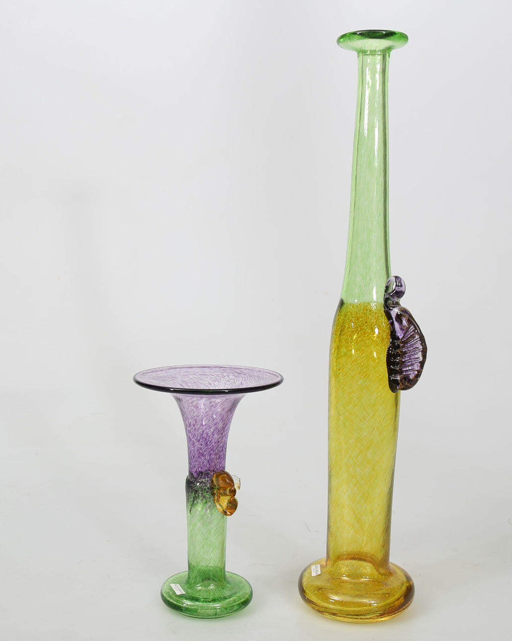 VASER, glas, 2 stycken, Bertil Vallien, Kosta Boda.