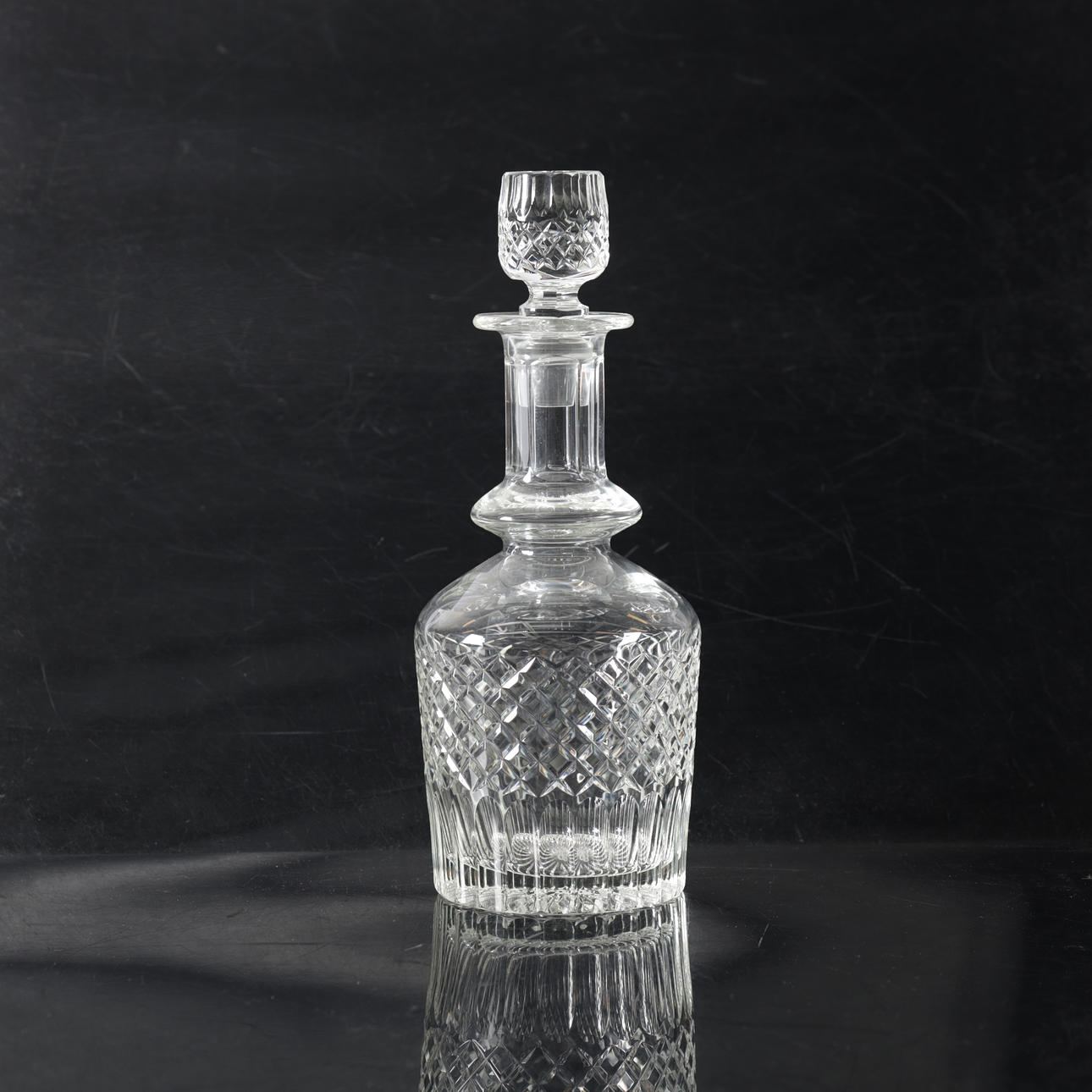 DECANTER, cut decoration, Caithness.