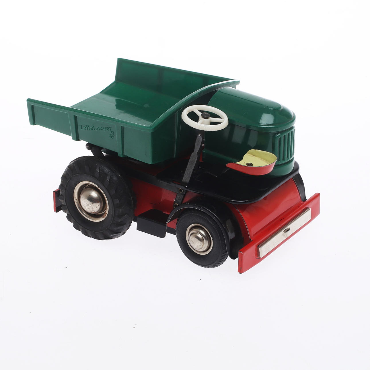 STRENCO DUMPER plåt och plast, gummihjul, frirullande.