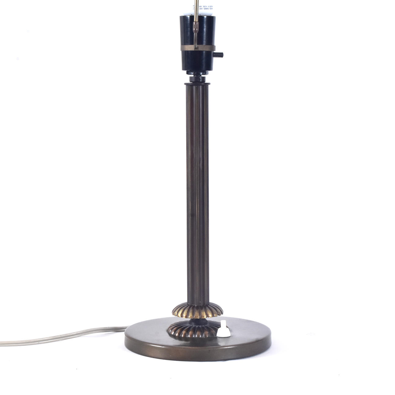 TABLE LAMP, patinated bronze, Art Deco, 1920s.