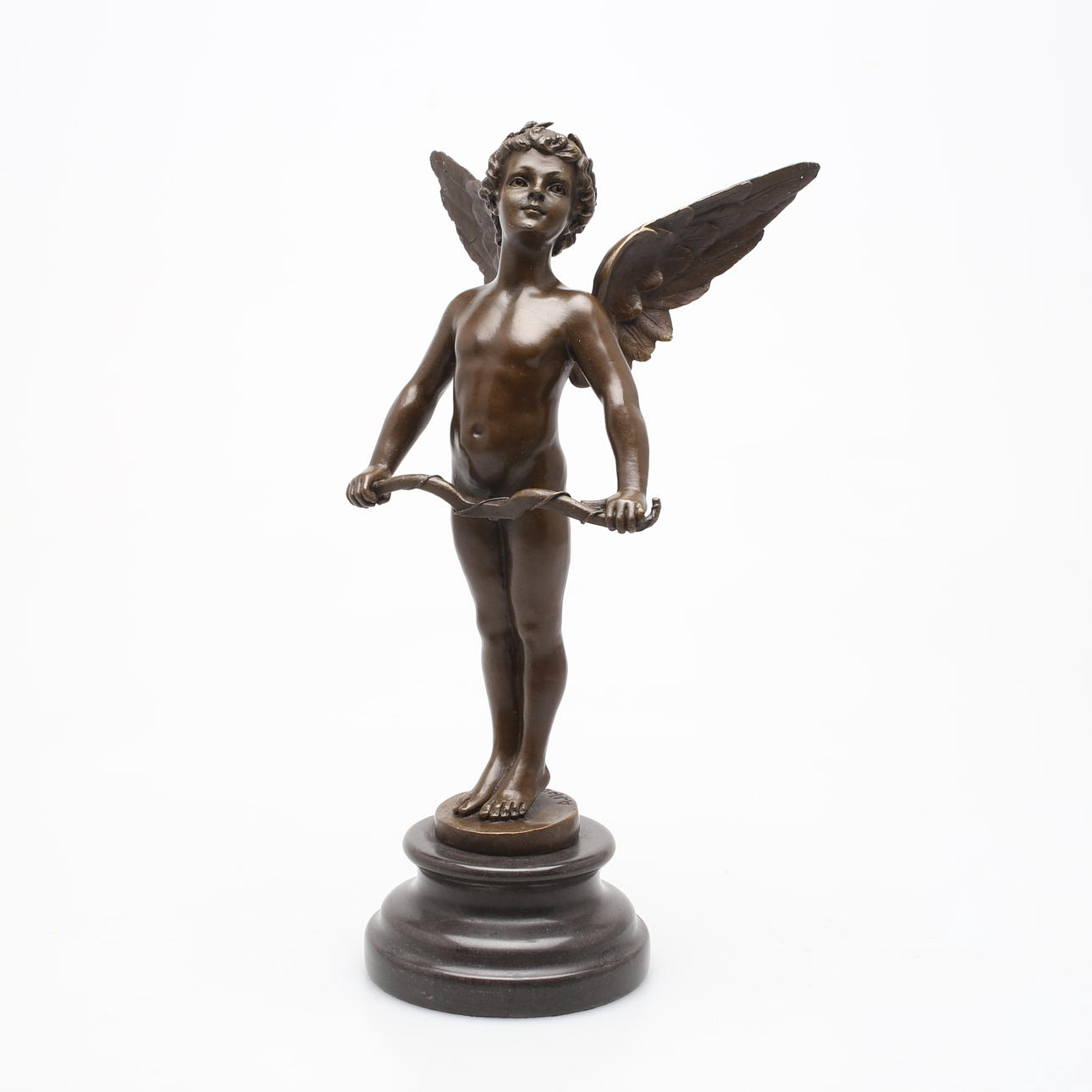 BRONZE FIGURE, cherub, after Auguste Moreau.