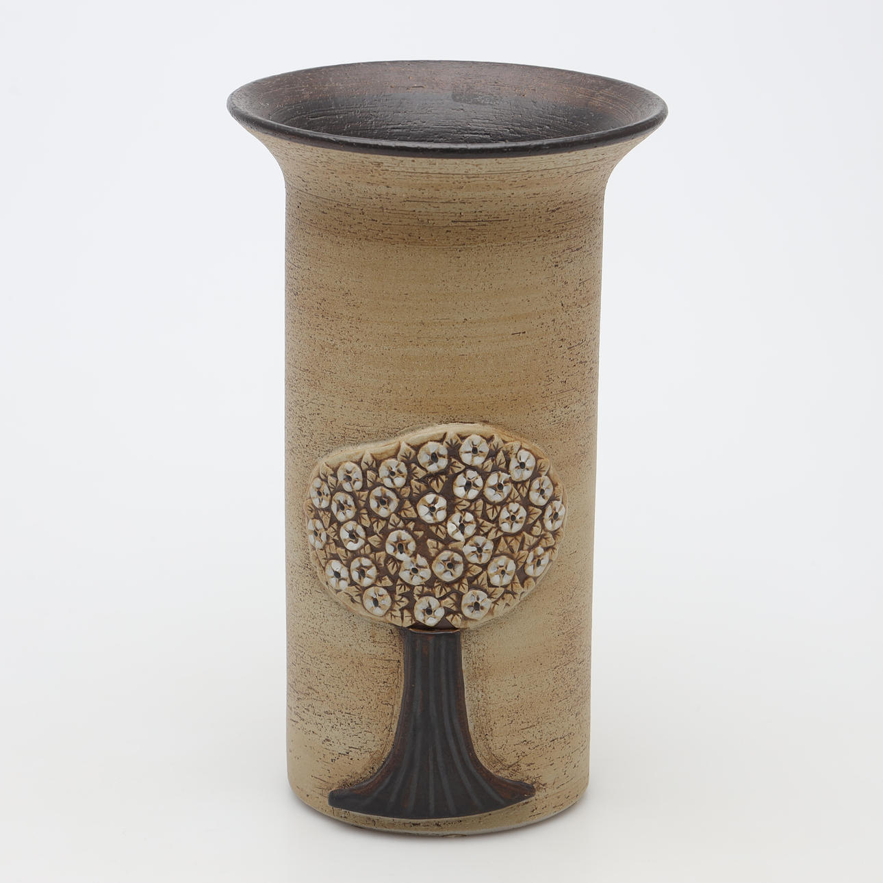 VASE, stoneware, Sgrafo.