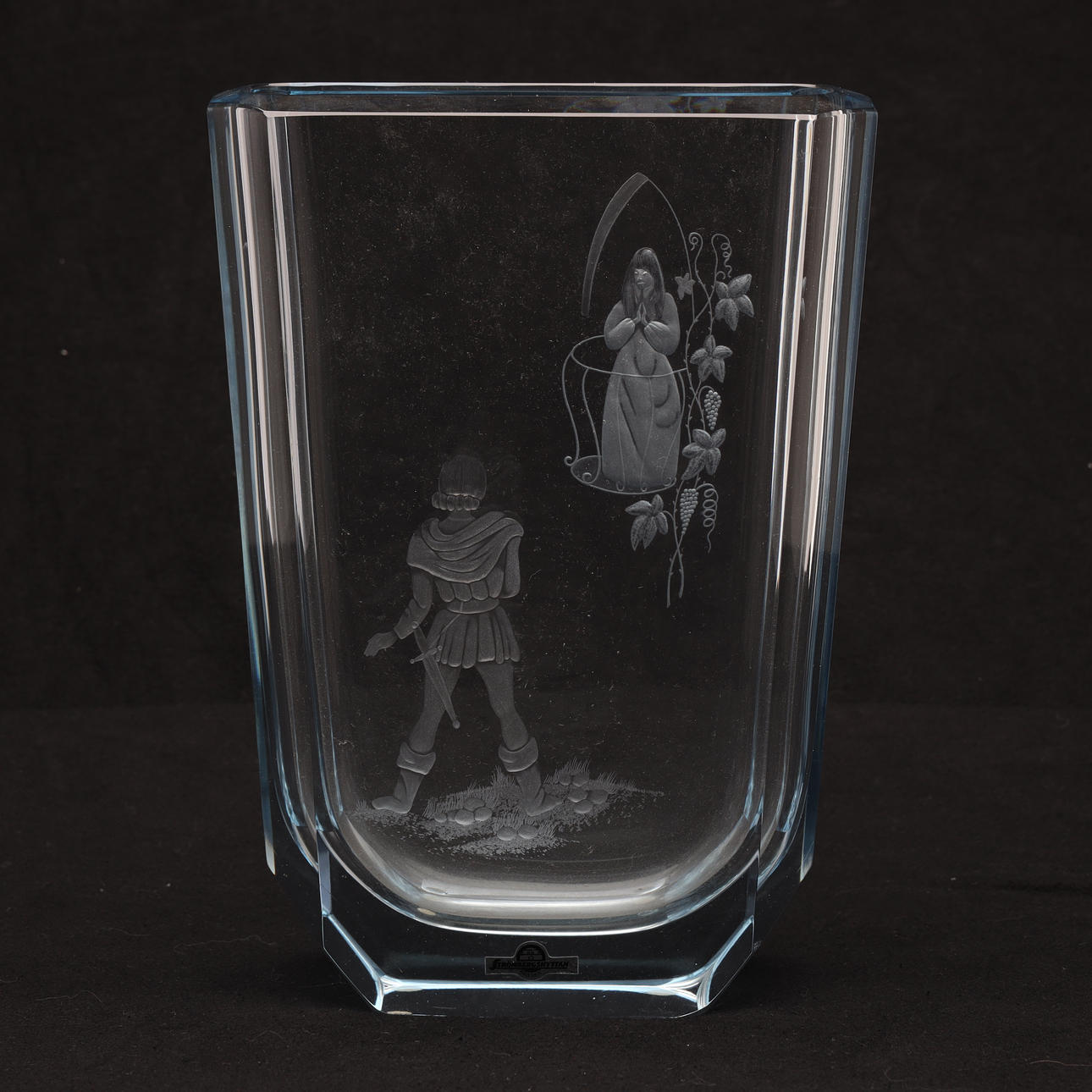 VASE, glass, Strömbergshyttan.