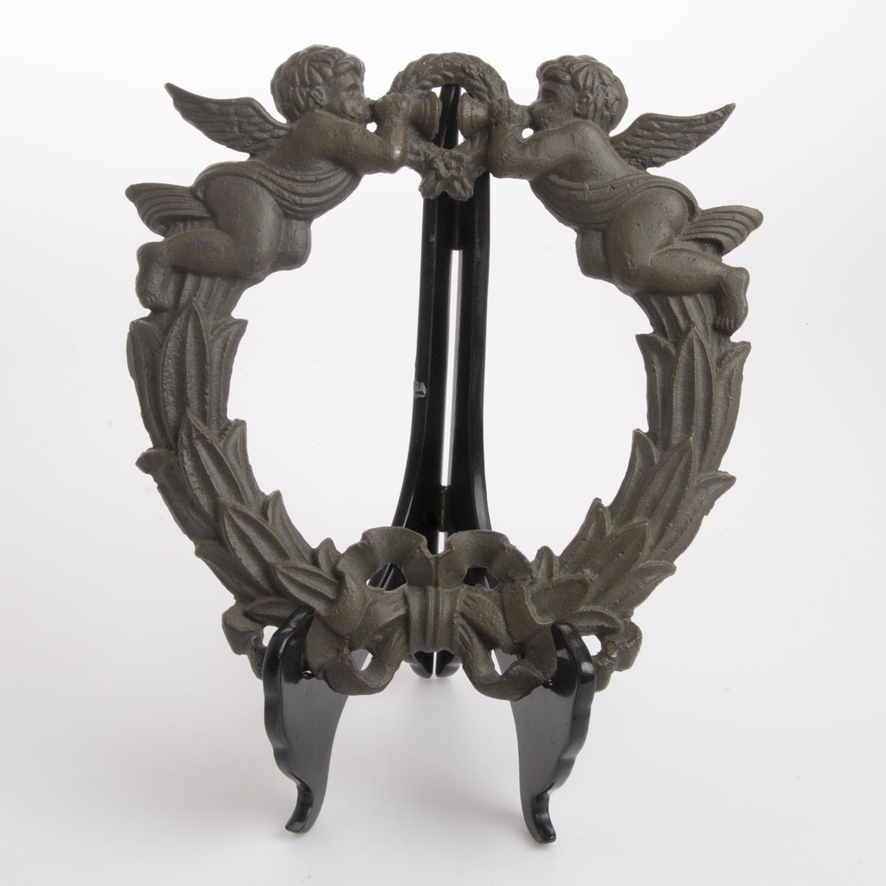 DEKORELEMENT, målad gjutjärn, gustaviansk stil.