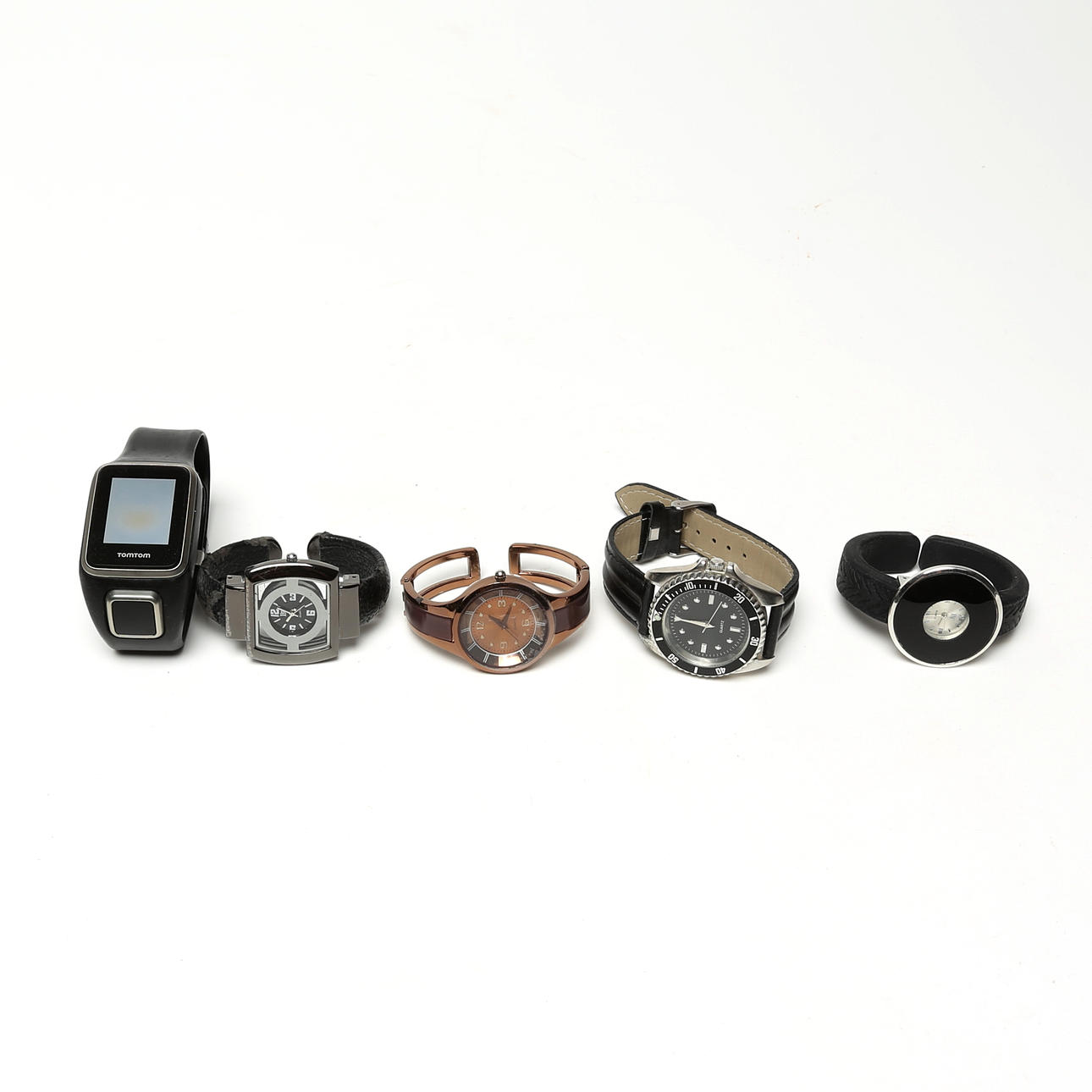 WRISTWATCHES 5 pcs, including TomTom.
