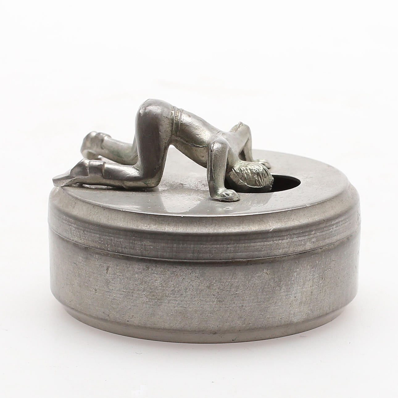 KNAPPASK, tenn, Widerholm & Dahlberg, Eskilstuna.