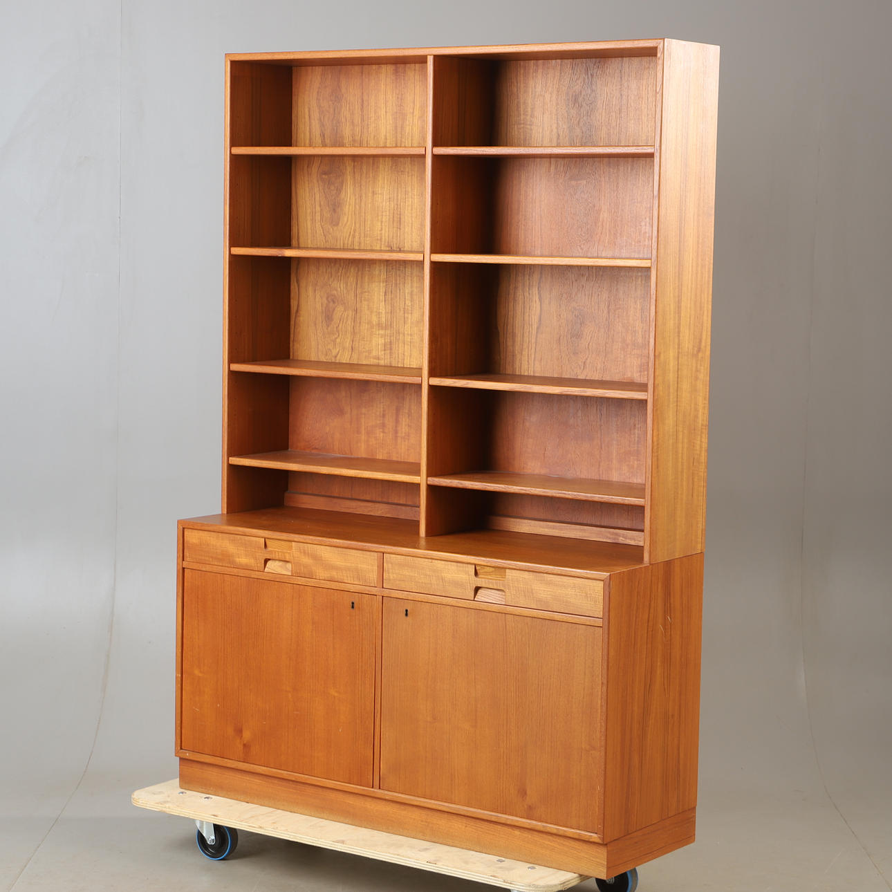 BOKHYLLA, teak, 1900-talets mitt.