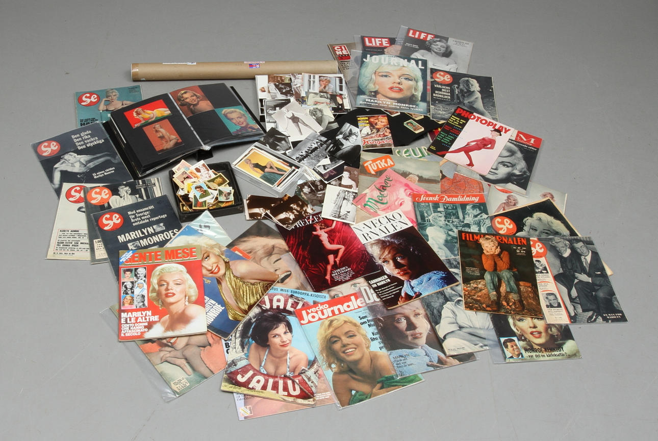 IDOLPORTRÄTT, VYKORT, FILMISAR och MAGASIN, 1900-tal.