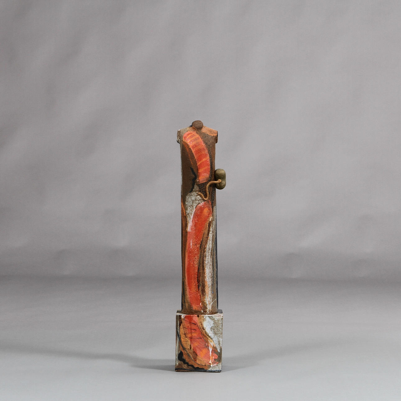 HERMAN FOGELIN. Skulptur,"Dansare", keramik, signerad.