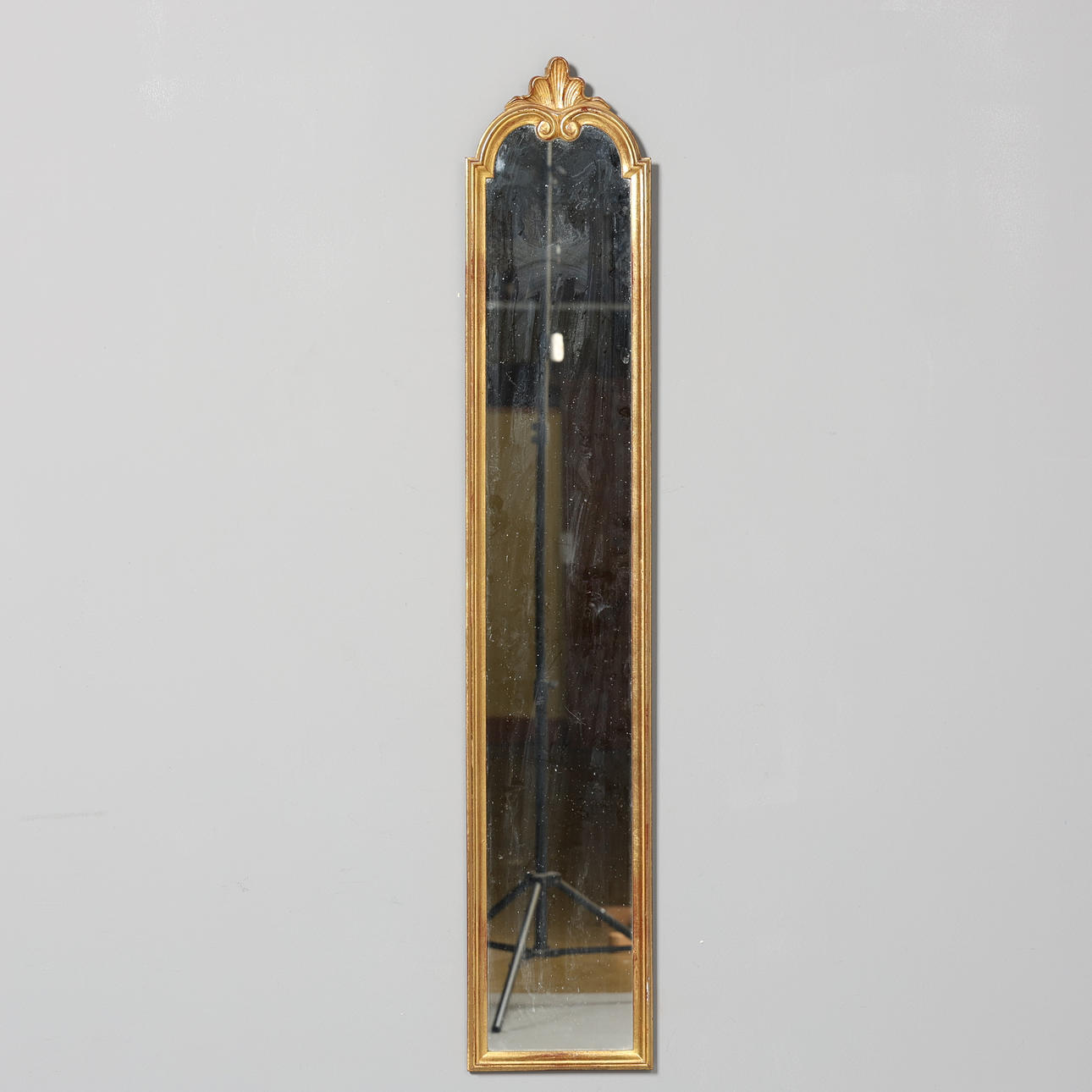 MIRROR, Rococo style, wooden frame, 20th century.