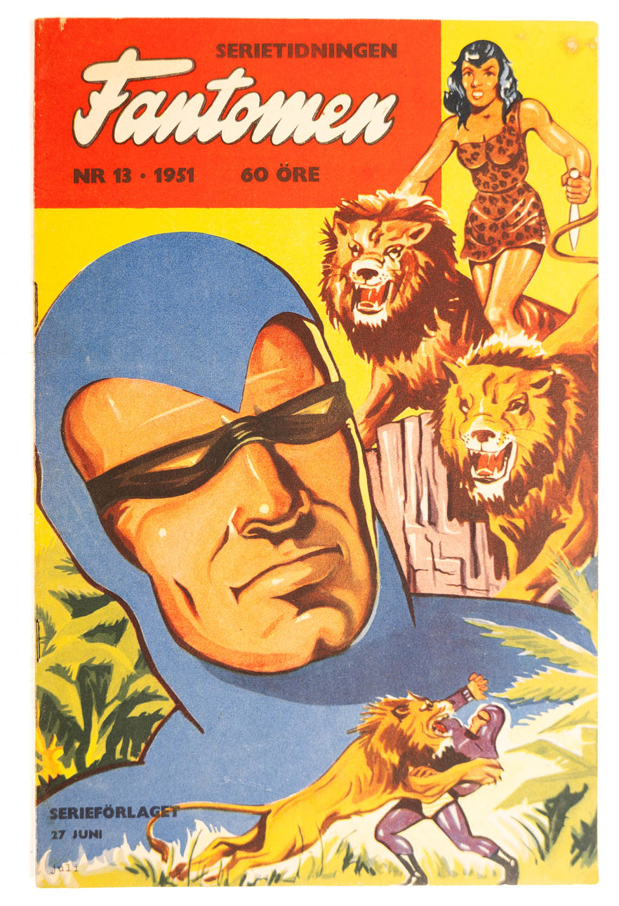 COMIC BOOK, Fantomen, no. 13, 1951.