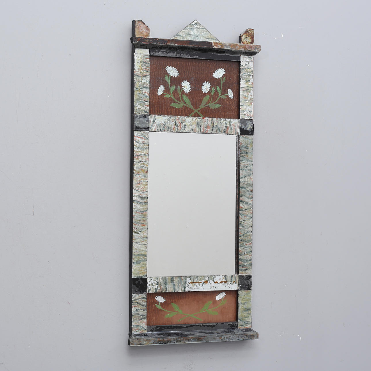 MIRROR, Glazier's mirror, 19th/20th century.