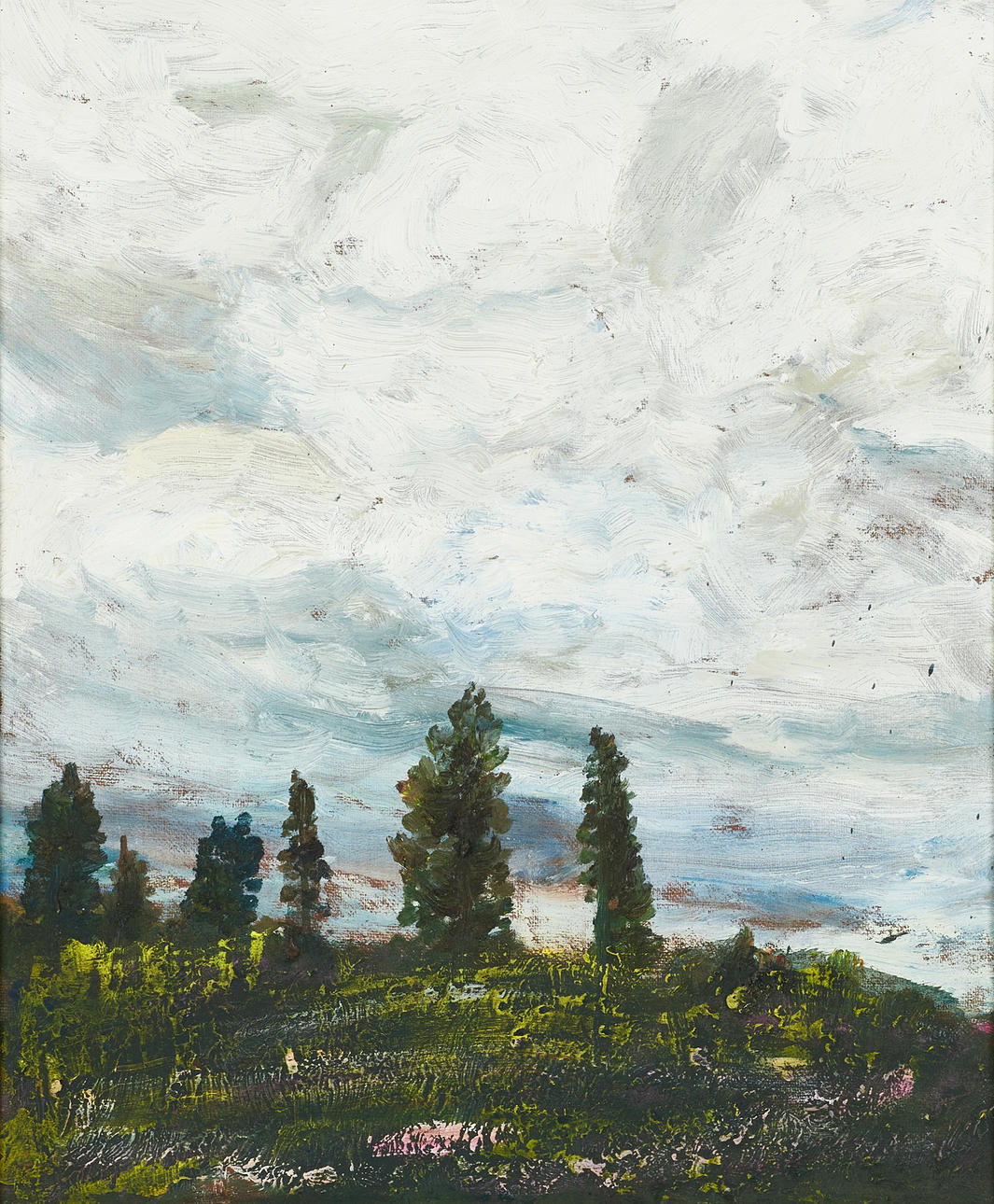 HANS WIGERT (1932-2015). "Hyggeskant", a tergo signerad och daterad 2006, olja på duk