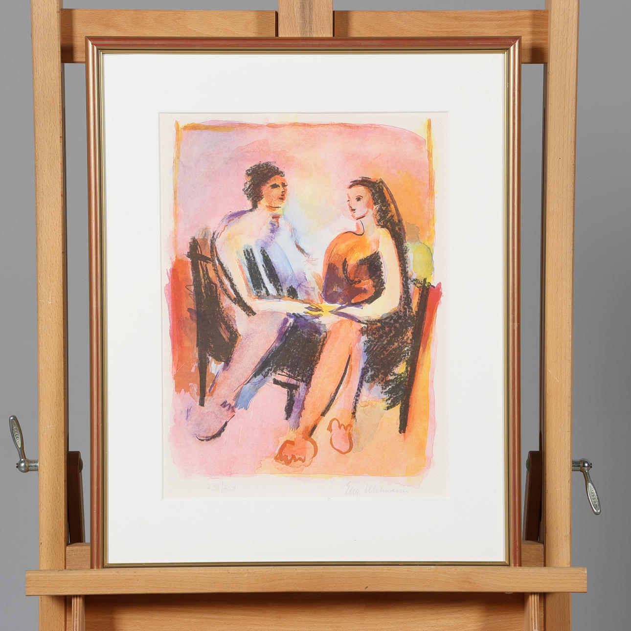 ELSE UHLMANN. LITHOGRAPH, Signed and numbered 231/250.