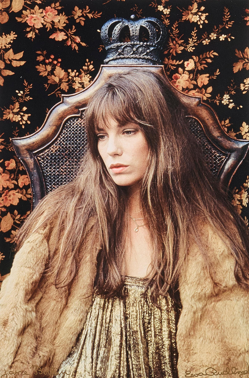 EWA RUDLING. Fotografisk bild. Jane Birkin, C-print. Signerad