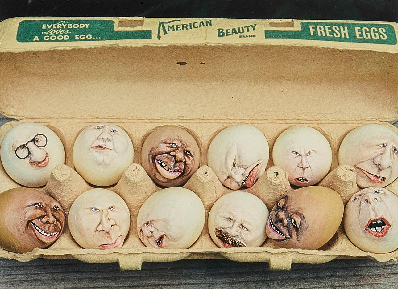 EWA RUDLING. Fotografisk bild. Fresh Eggs, C-print, Signerad, numrerad 1/30 bakom passepartout